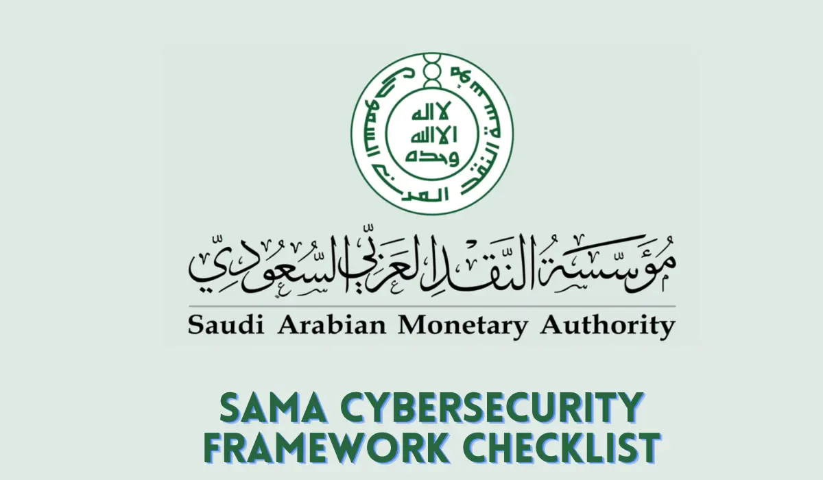 sama cybersecurity framework checklist